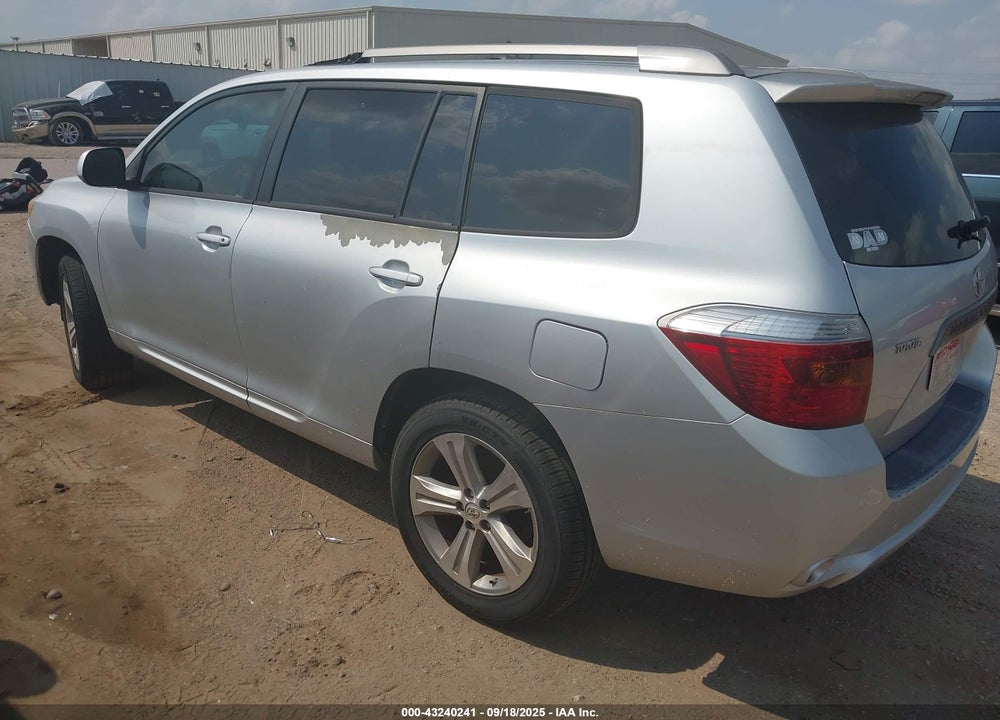 2008 TOYOTA HIGHLANDER SPORT VIN: JTEDS43A282029745