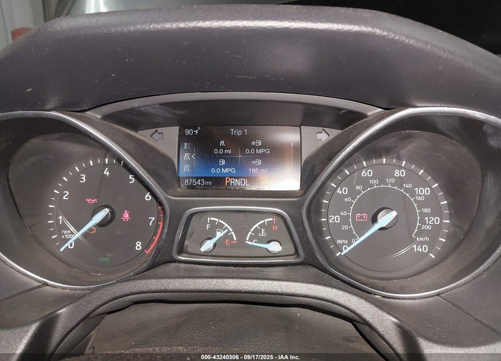 2017 FORD FOCUS VIN: 1FADP3F26HL249569