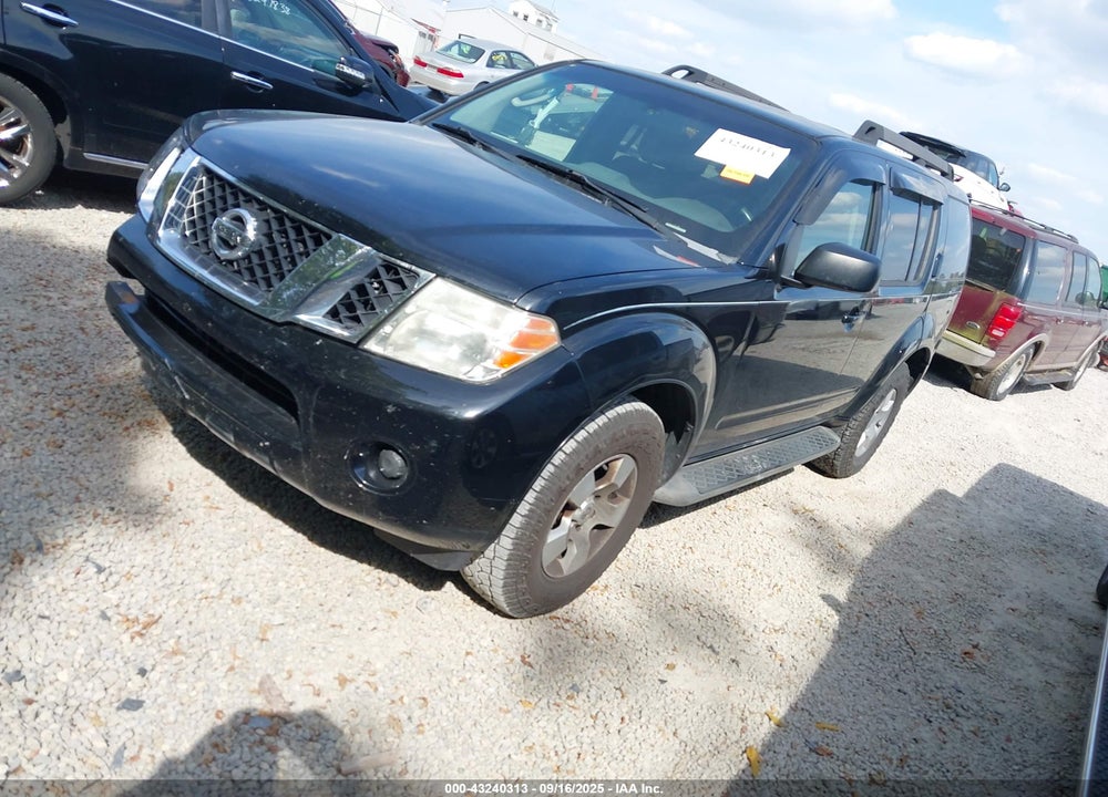 2009 NISSAN PATHFINDER VIN: 5N1AR18B29C602623