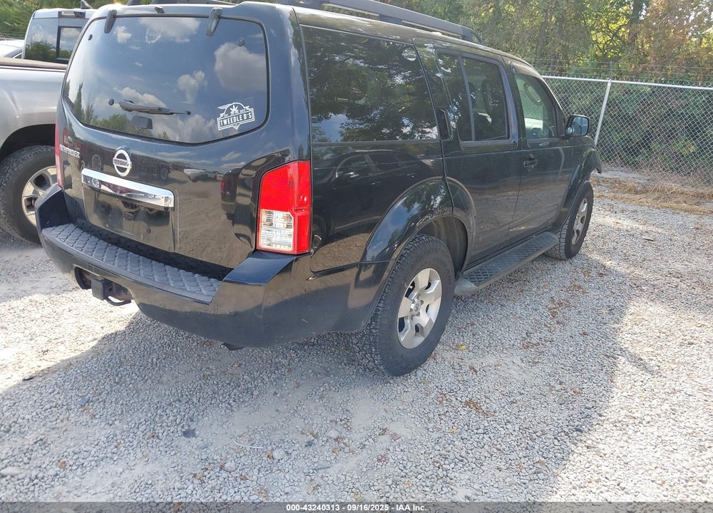 2009 NISSAN PATHFINDER VIN: 5N1AR18B29C602623