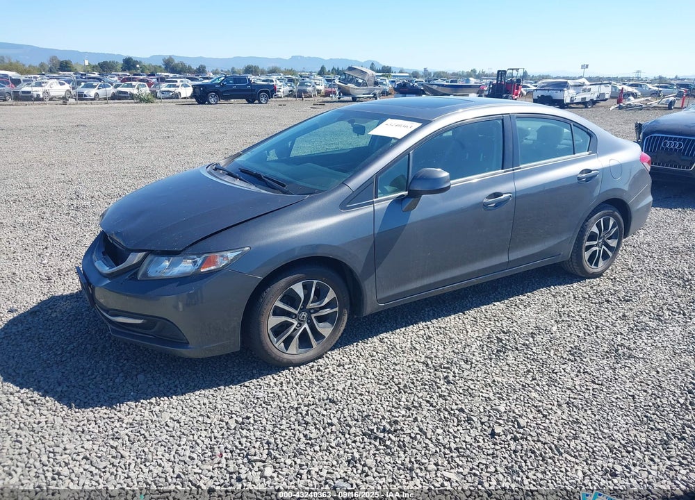 2013 HONDA CIVIC EX VIN: 19XFB2F80DE275653