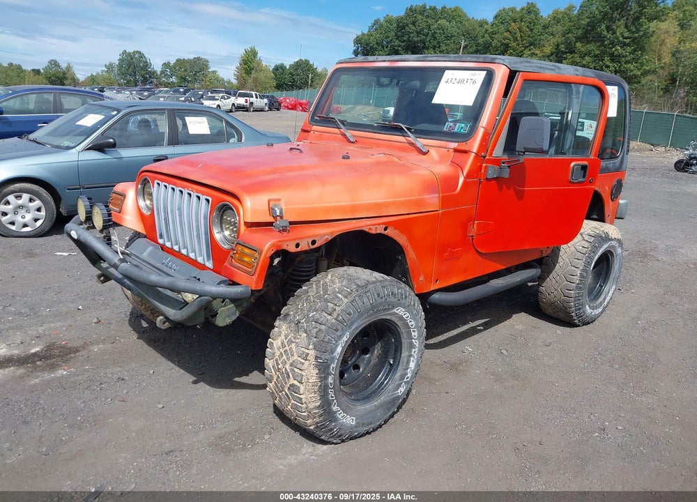 2002 JEEP WRANGLER X VIN: 1J4FA39S22P731157