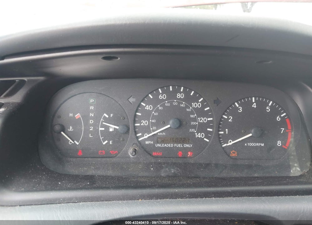 1999 TOYOTA CAMRY LE VIN: 4T1BG22K9XU540931