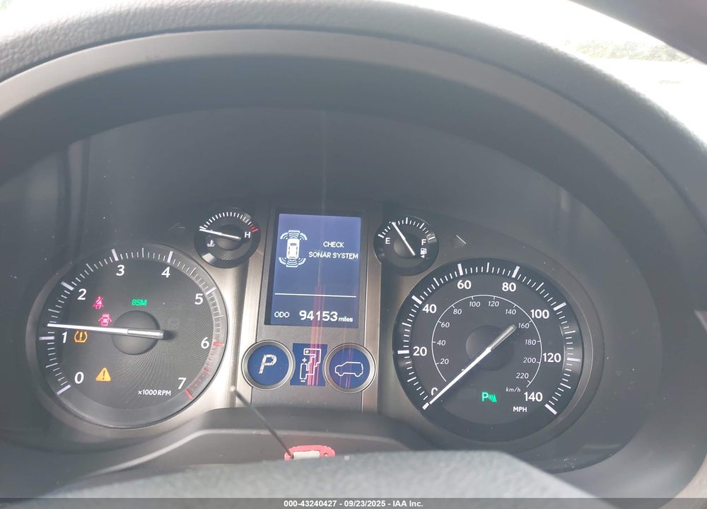 2019 LEXUS GX 460 PREMIUM VIN: JTJBM7FX9K5230133