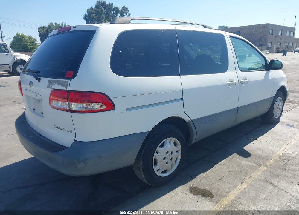 2002 TOYOTA SIENNA LE VIN: 4T3ZF13C32U491311