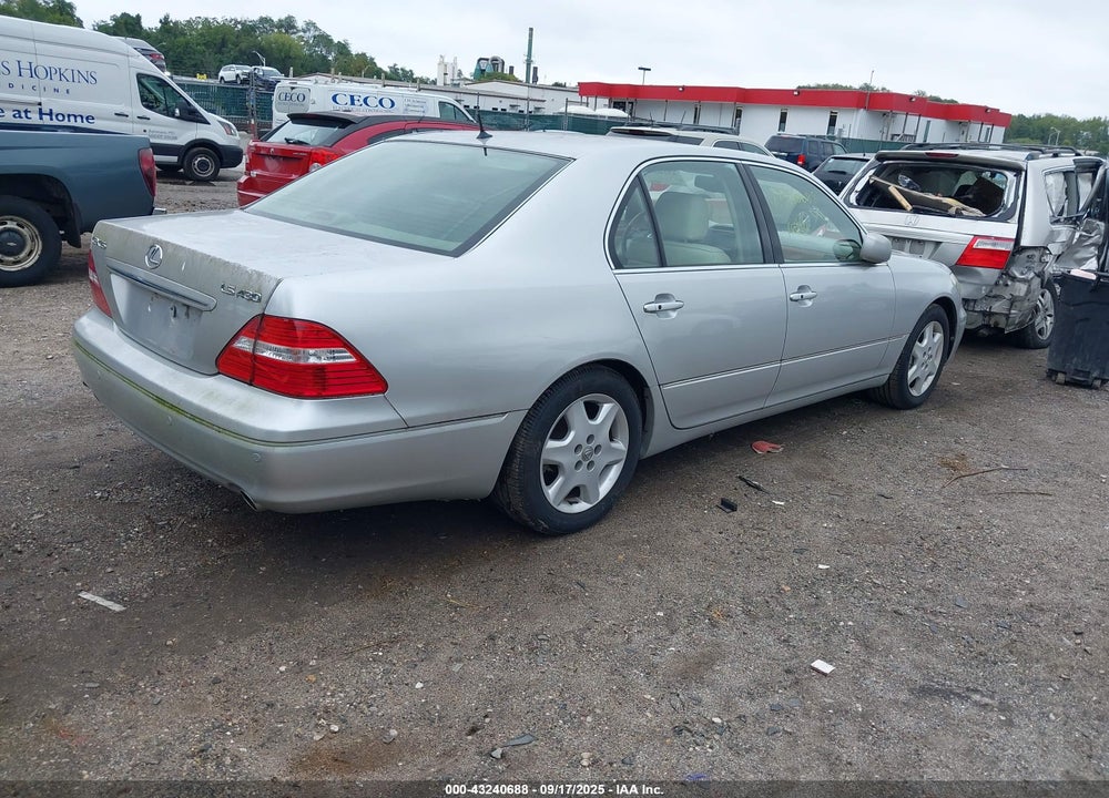 2004 LEXUS LS 430 VIN: JTHBN36F740161201