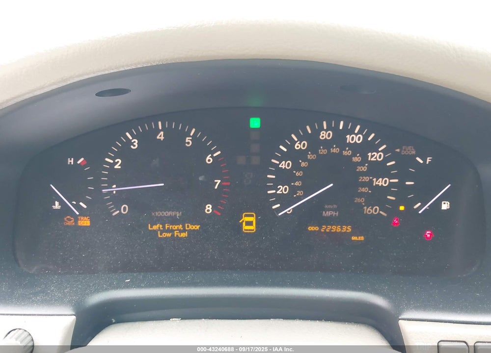 2004 LEXUS LS 430 VIN: JTHBN36F740161201