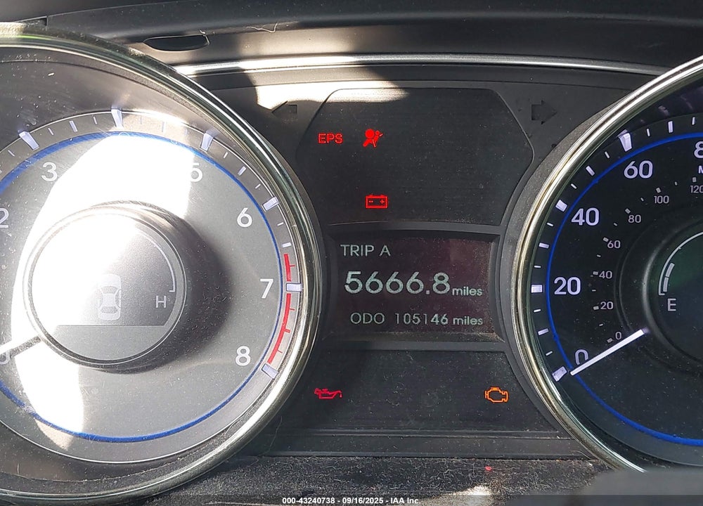 2012 HYUNDAI SONATA GLS VIN: 5NPEB4AC1CH441885