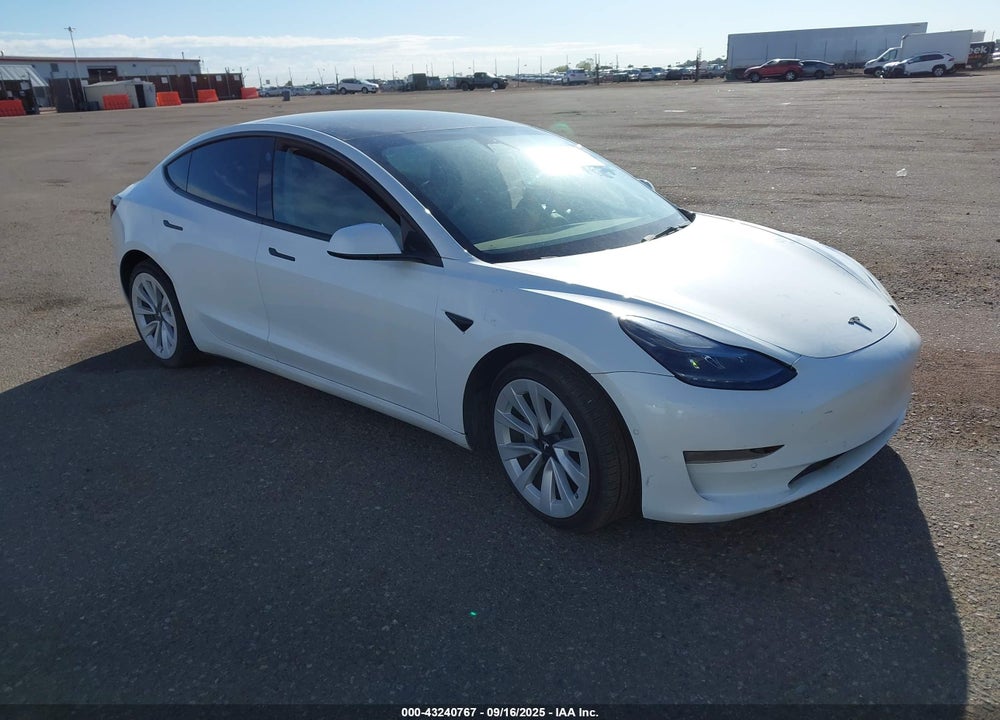 2022 TESLA MODEL 3 LONG RANGE DUAL MOTOR ALL-WHEEL DRIVE VIN: 5YJ3E1EB3NF132743