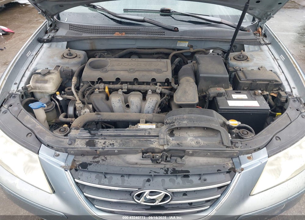 2009 HYUNDAI SONATA GLS VIN: 5NPET46C59H541955