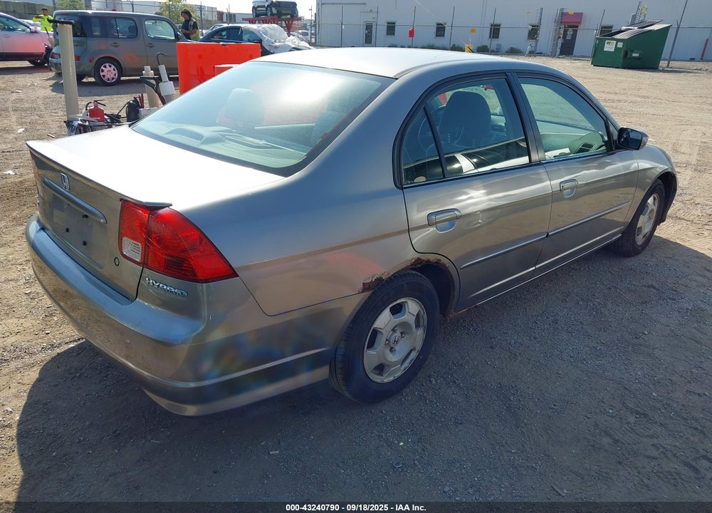 2005 HONDA CIVIC HYBRID VIN: JHMES96665S006525