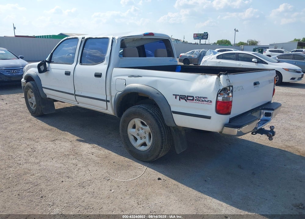 2001 TOYOTA TACOMA PRERUNNER V6 VIN: 5TEGN92N01Z800750