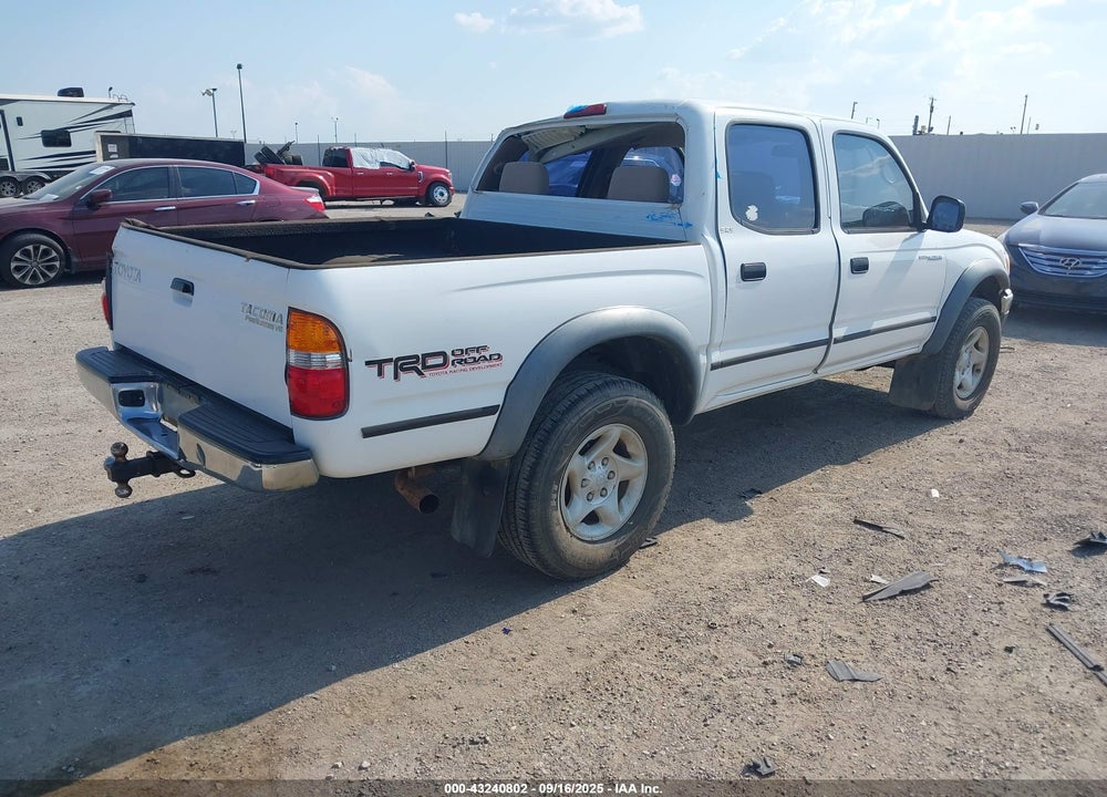 2001 TOYOTA TACOMA PRERUNNER V6 VIN: 5TEGN92N01Z800750