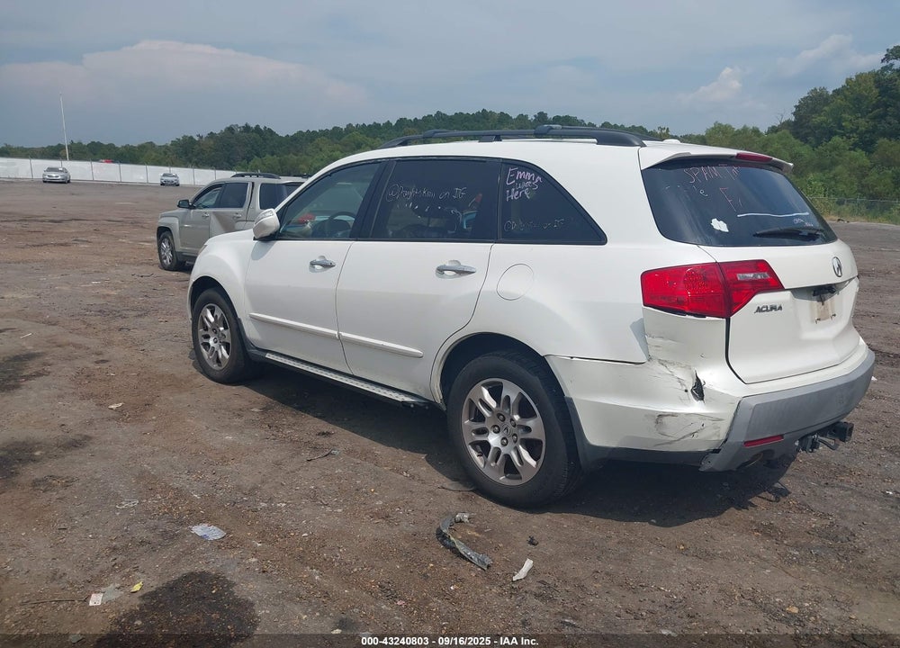 2008 ACURA MDX TECHNOLOGY PACKAGE VIN: 2HNYD28698H551623