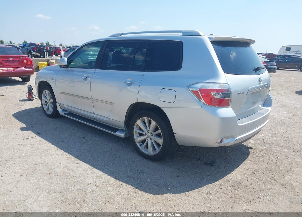2009 TOYOTA HIGHLANDER HYBRID VIN: JTEEW44A192031219