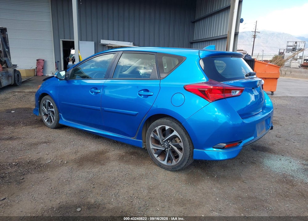 2016 SCION IM VIN: JTNKARJEXGJ509145