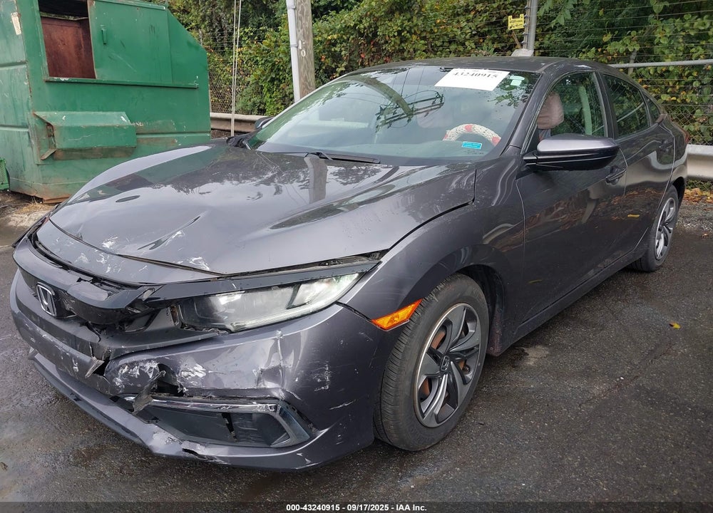 2019 HONDA CIVIC VIN: 2HGFC2F68KH510377
