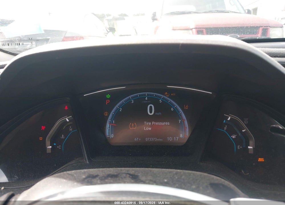 2019 HONDA CIVIC VIN: 2HGFC2F68KH510377