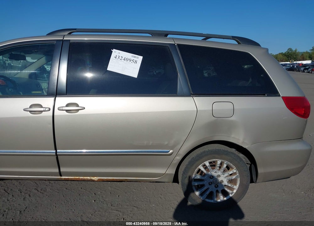 2009 TOYOTA SIENNA LIMITED VIN: 5TDBK22C09S022516