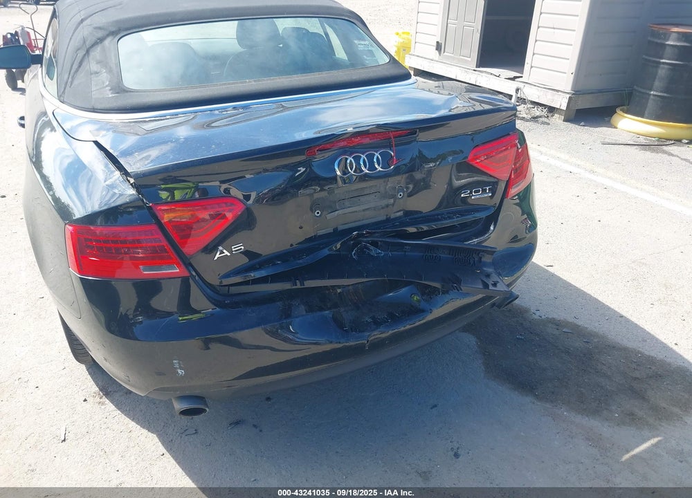 2013 AUDI A5 2.0T PREMIUM VIN: WAULFAFH5DN006428