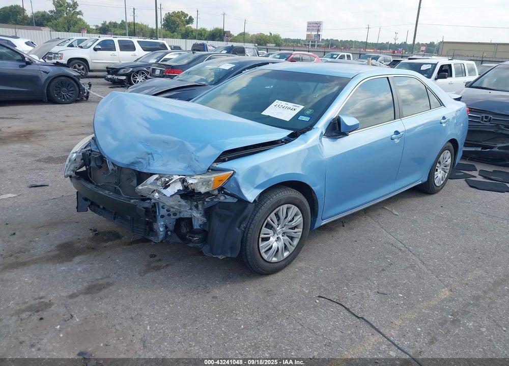 2013 TOYOTA CAMRY LE VIN: 4T4BF1FK9DR326384