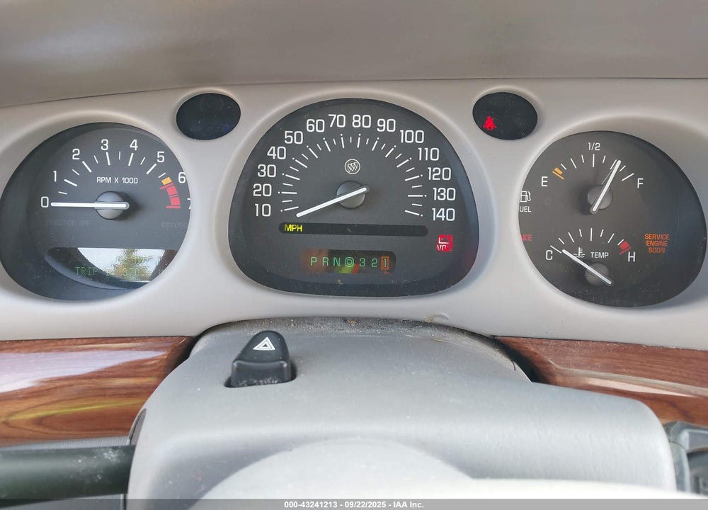2002 BUICK LESABRE CUSTOM VIN: 1G4HP54K02U192776