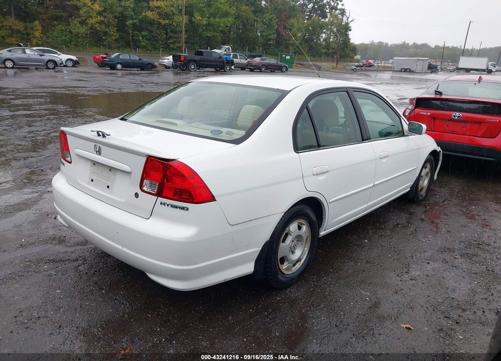 2005 HONDA CIVIC HYBRID VIN: JHMES96655S014535