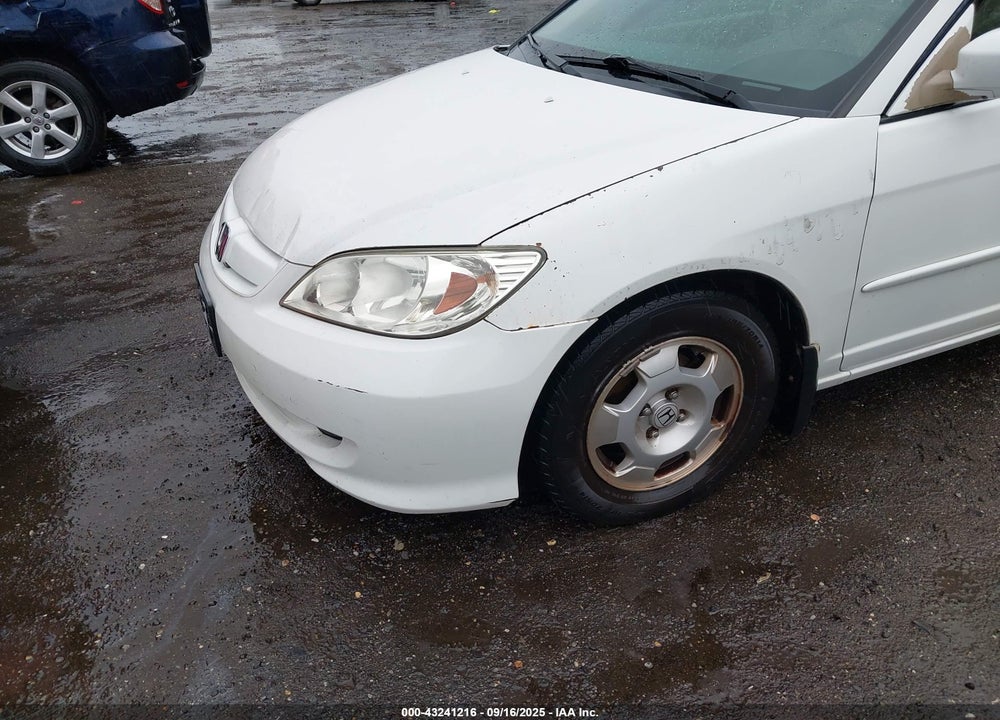 2005 HONDA CIVIC HYBRID VIN: JHMES96655S014535