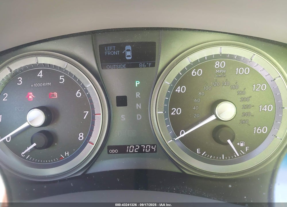 2007 LEXUS ES 350 VIN: JTHBJ46G172114006