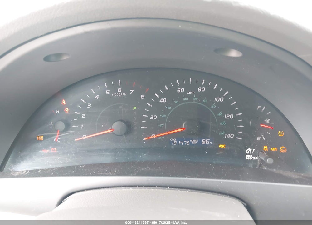 2009 TOYOTA CAMRY LE VIN: 4T4BE46K19R113196