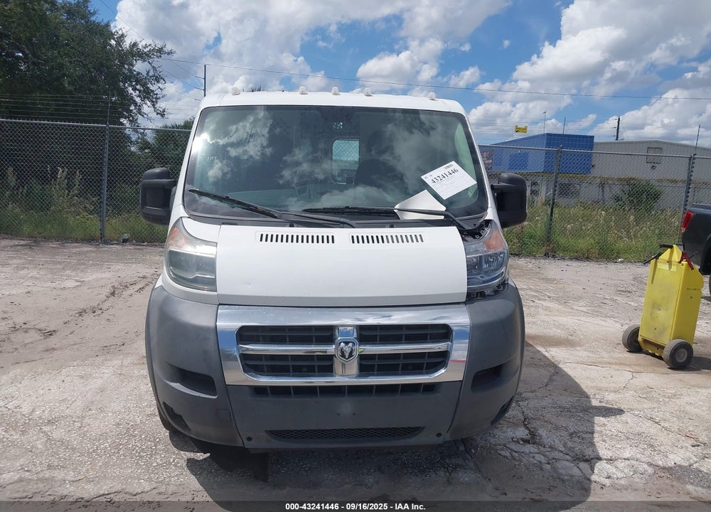 2016 RAM PROMASTER 1500 LOW ROOF VIN: 3C6TRVAGXGE117895