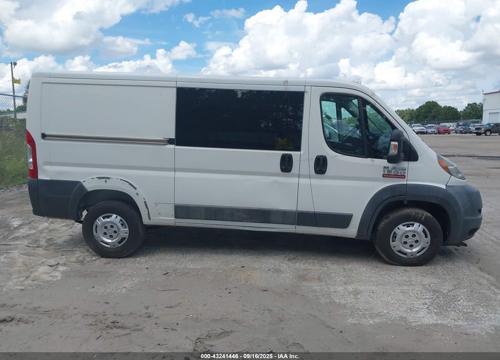 2016 RAM PROMASTER 1500 LOW ROOF VIN: 3C6TRVAGXGE117895
