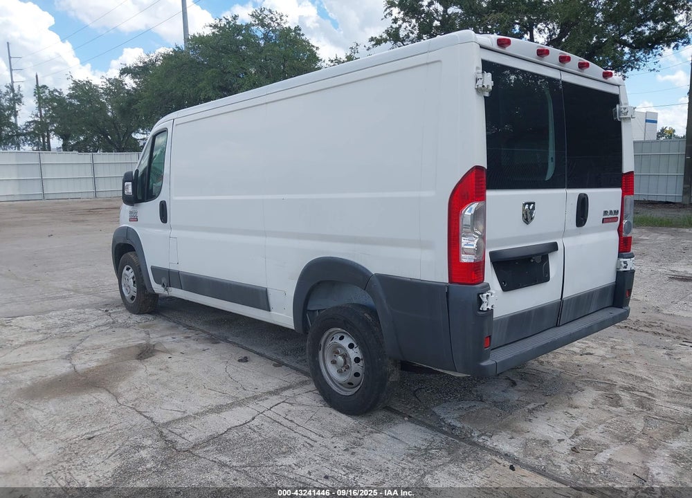 2016 RAM PROMASTER 1500 LOW ROOF VIN: 3C6TRVAGXGE117895