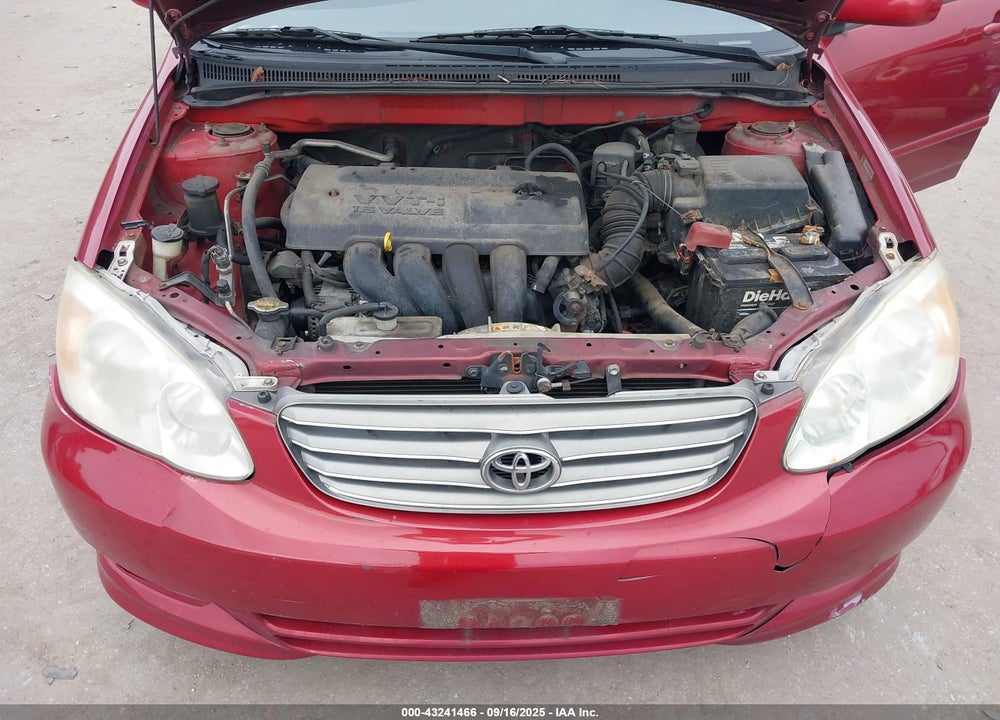 2004 TOYOTA COROLLA S VIN: 2T1BR32E64C308195