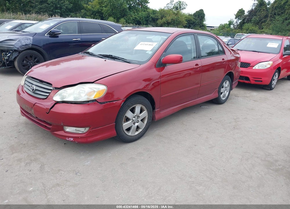 2004 TOYOTA COROLLA S VIN: 2T1BR32E64C308195
