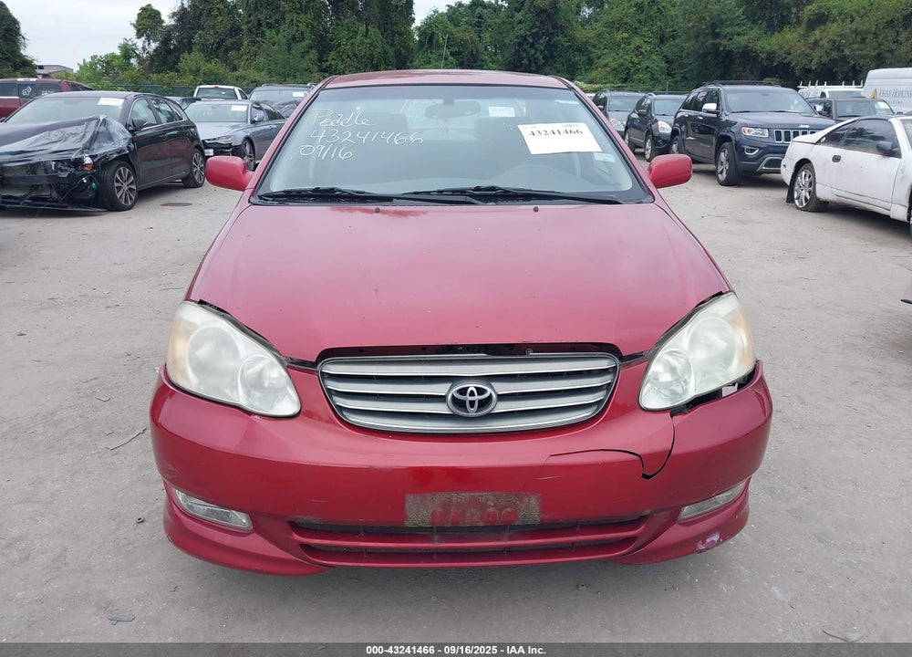 2004 TOYOTA COROLLA S VIN: 2T1BR32E64C308195