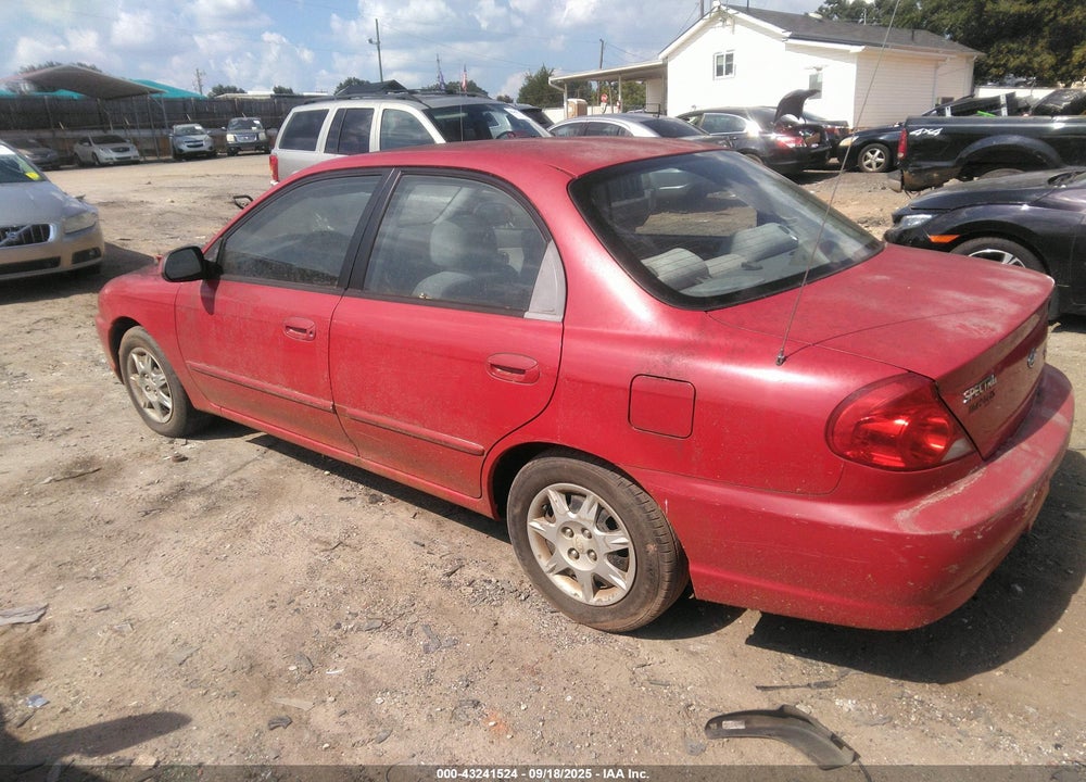 2003 KIA SPECTRA LS VIN: KNAFB121535269132
