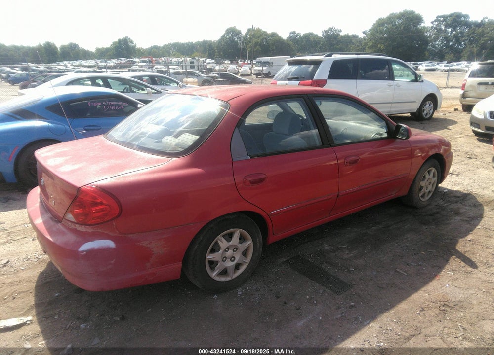 2003 KIA SPECTRA LS VIN: KNAFB121535269132