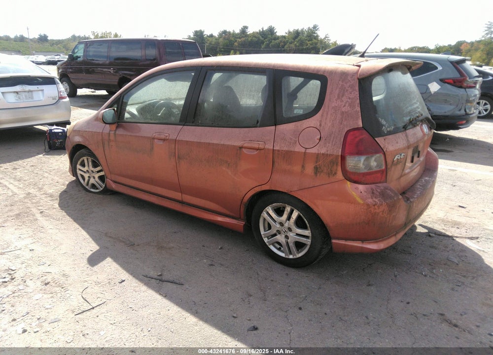 2007 HONDA FIT SPORT VIN: JHMGD38677S022586