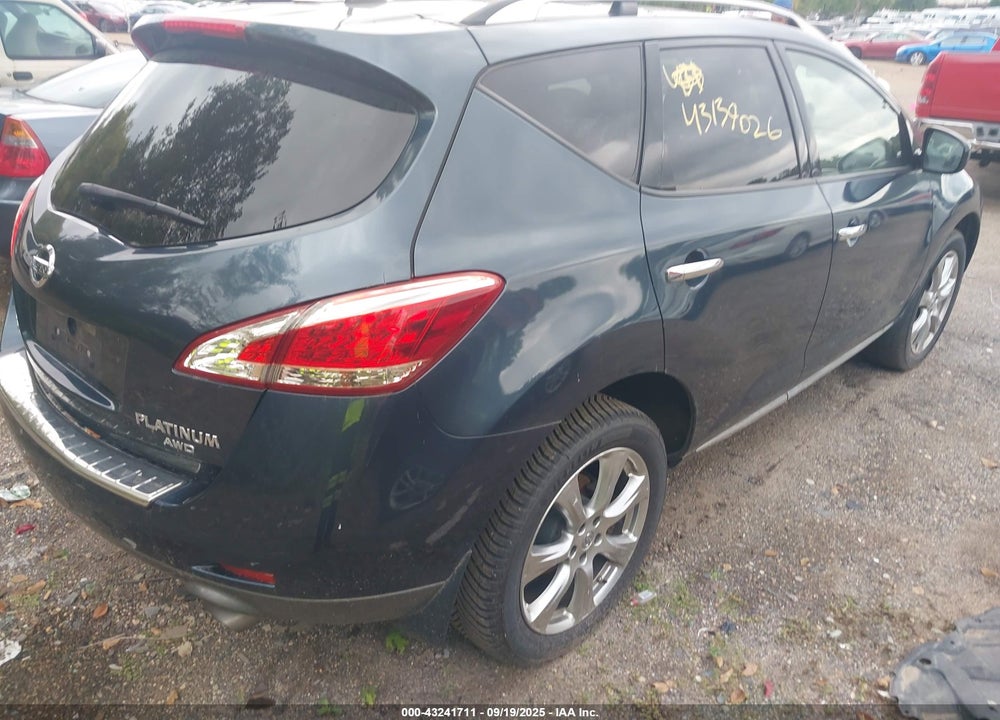 2014 NISSAN MURANO VIN: JN8AZ1MW6EW514779