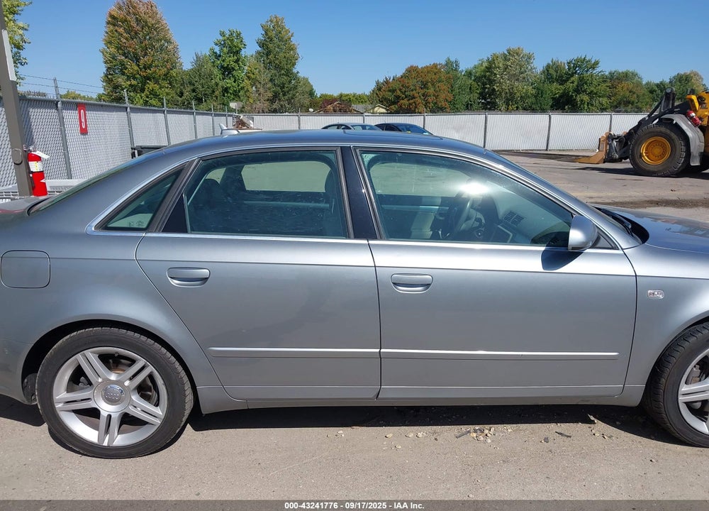 2007 AUDI A4 2.0T VIN: WAUAF78E37A161956