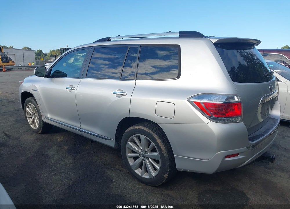 2013 TOYOTA HIGHLANDER HYBRID VIN: JTEDC3EH3D2011606