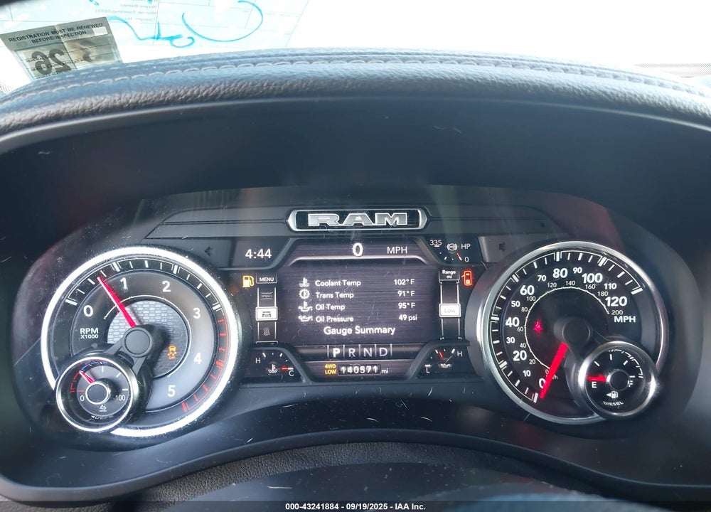 2021 RAM 2500 VIN: 3C6UR5FL2MG534180