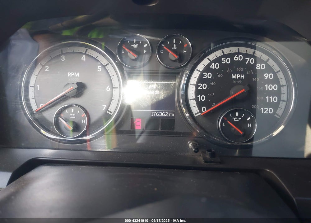 2010 DODGE RAM 1500 VIN: 3D7JB1ET7AG157051