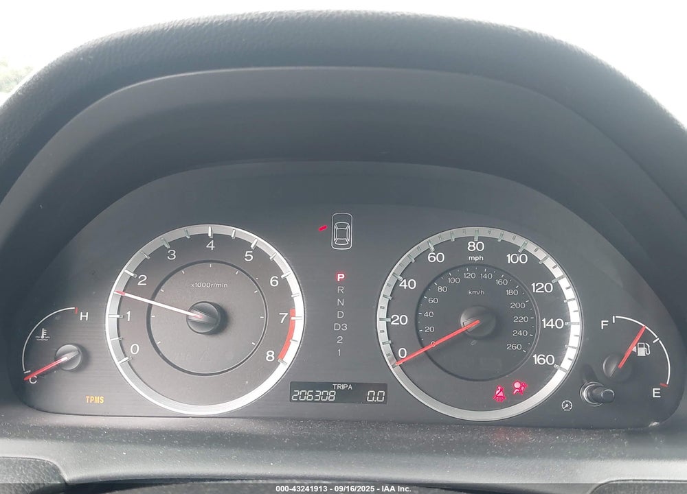 2009 HONDA ACCORD VIN: 1HGCP26369A071265