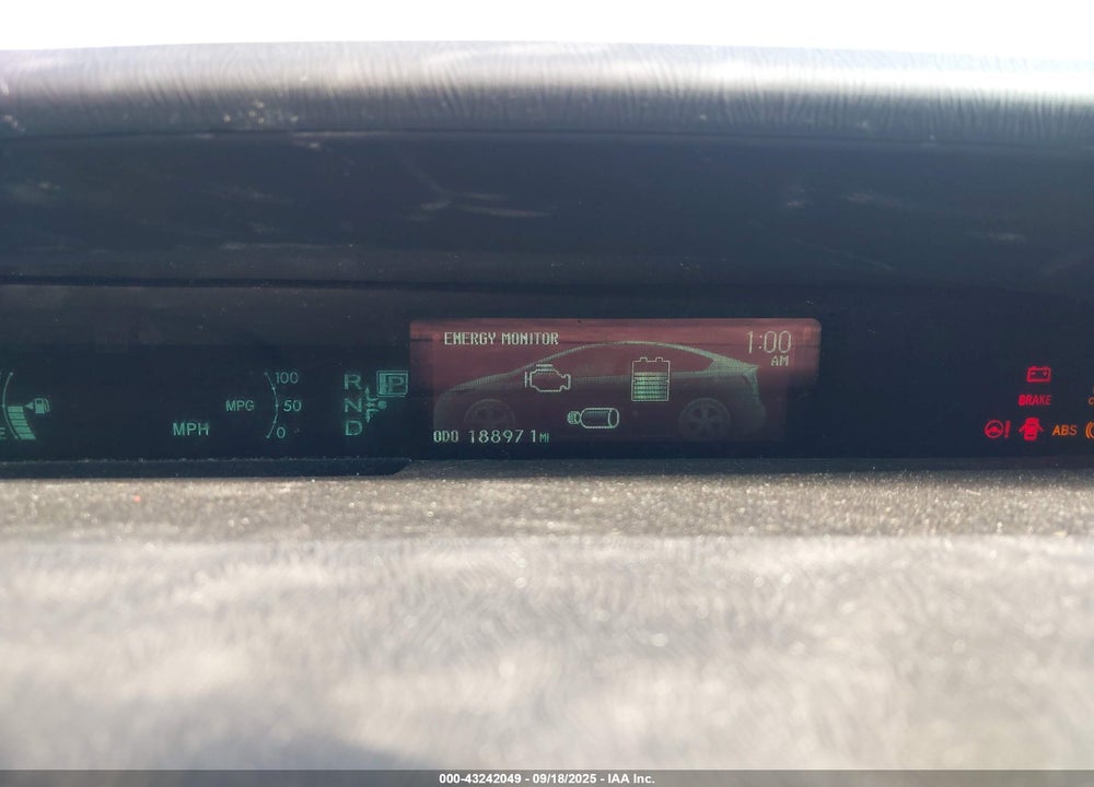 2013 TOYOTA PRIUS VIN: JTDKN3DUXD0354199