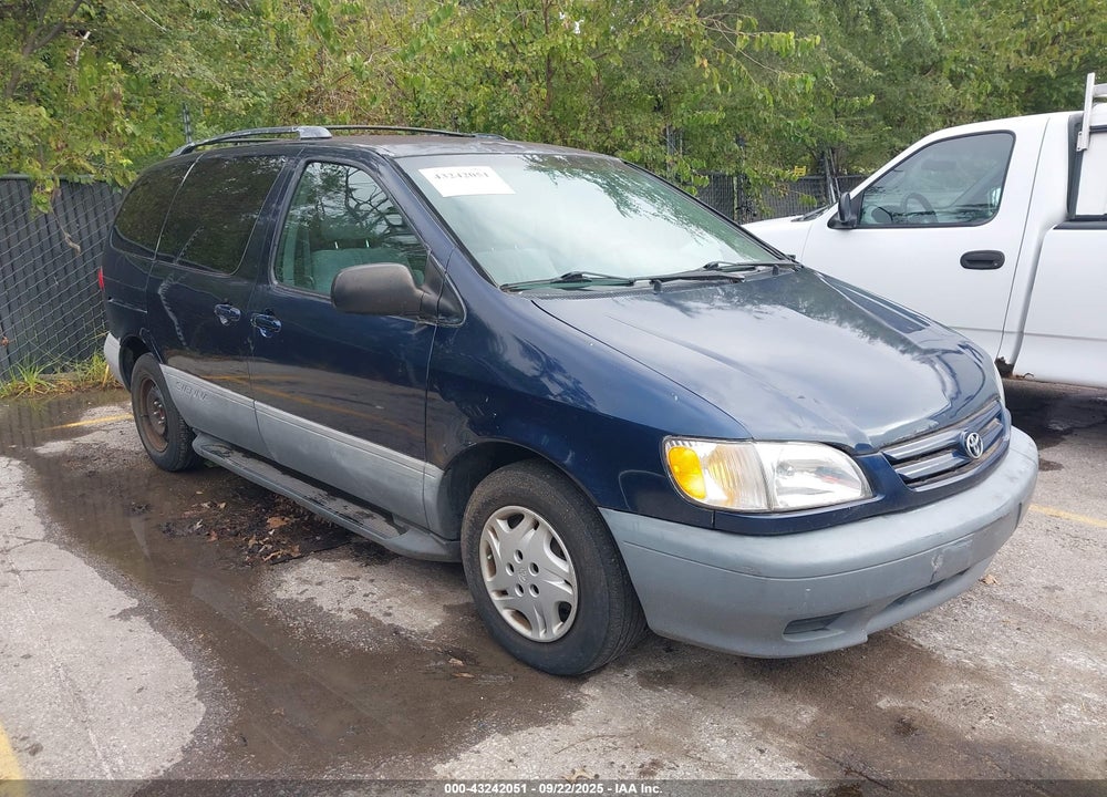 2001 TOYOTA SIENNA LE VIN: 4T3ZF13C61U398944