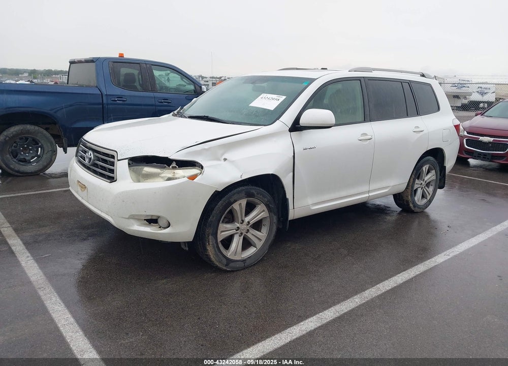 2008 TOYOTA HIGHLANDER SPORT VIN: JTEES43A382075153