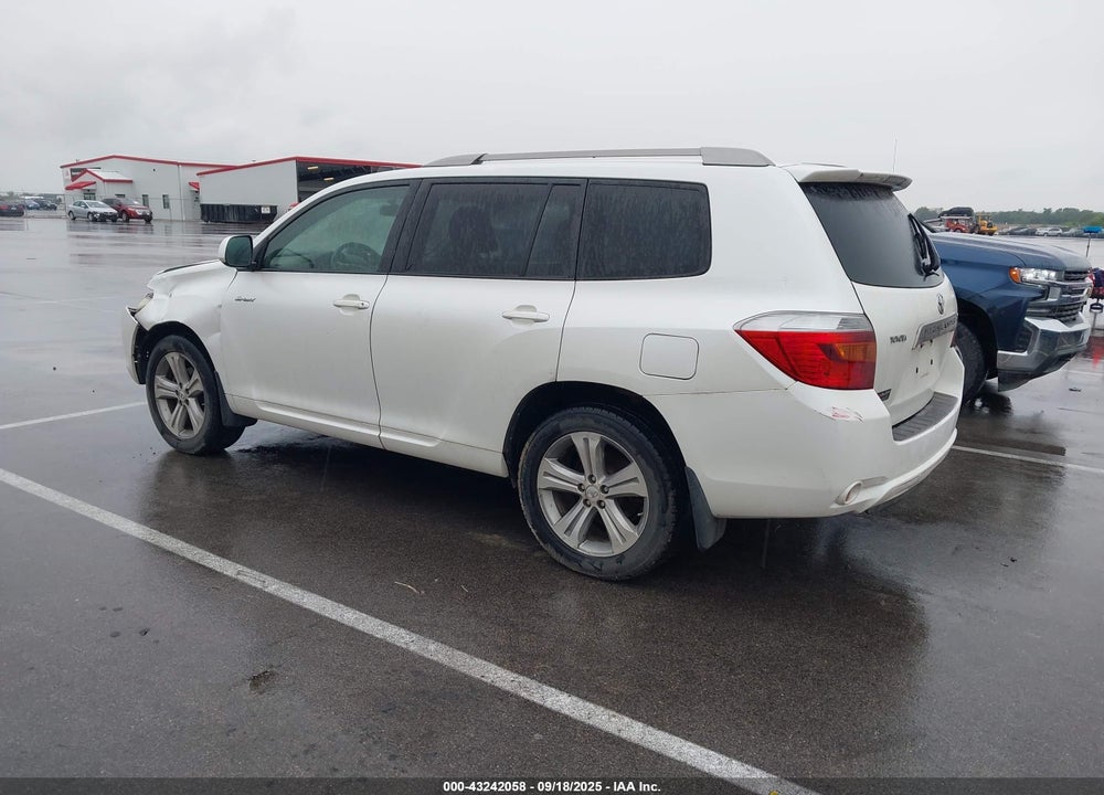 2008 TOYOTA HIGHLANDER SPORT VIN: JTEES43A382075153