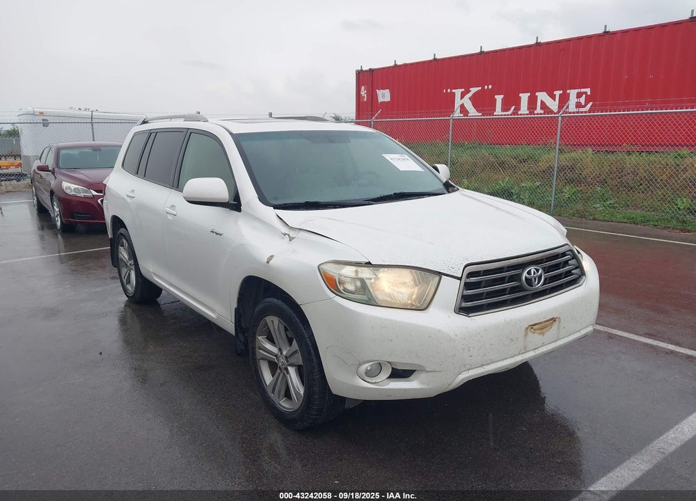 2008 TOYOTA HIGHLANDER SPORT VIN: JTEES43A382075153